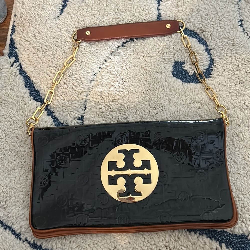 patent leather tory burch